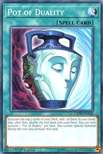Pot of Duality (26) (LEDD) - YuGiOh Single