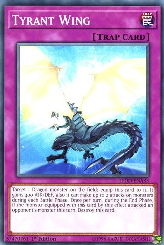 Tyrant Wing (33) (LEDD) - YuGiOh Single