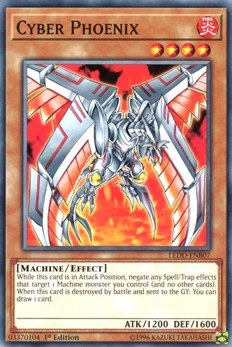 Cyber Phoenix (7) (LEDD) - YuGiOh Single