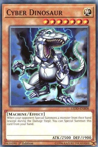 Cyber Dinosaur (8) (LEDD) - YuGiOh Single