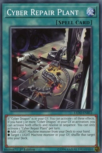 Cyber Repair Plant (12) (LEDD) - YuGiOh Single