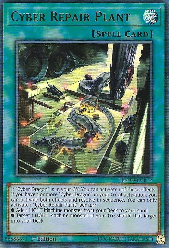 Cyber Repair Plant (UR) (12) (LEDD) - YuGiOh Single