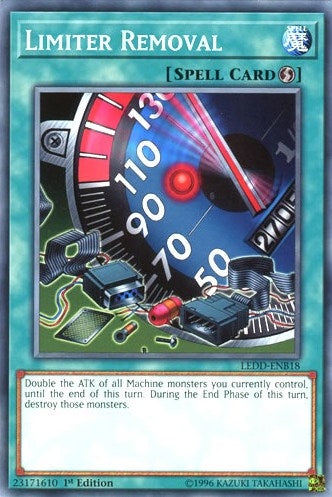 Limiter Removal (18) (LEDD) - YuGiOh Single