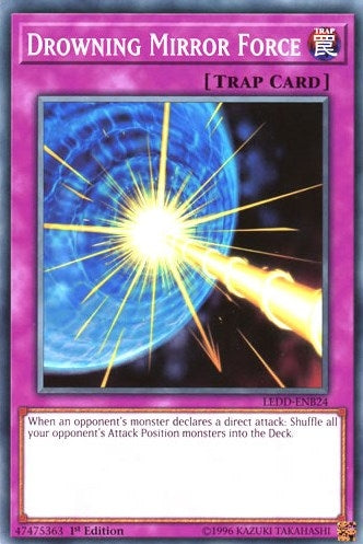 Drowning Mirror Force (24) (LEDD) - YuGiOh Single