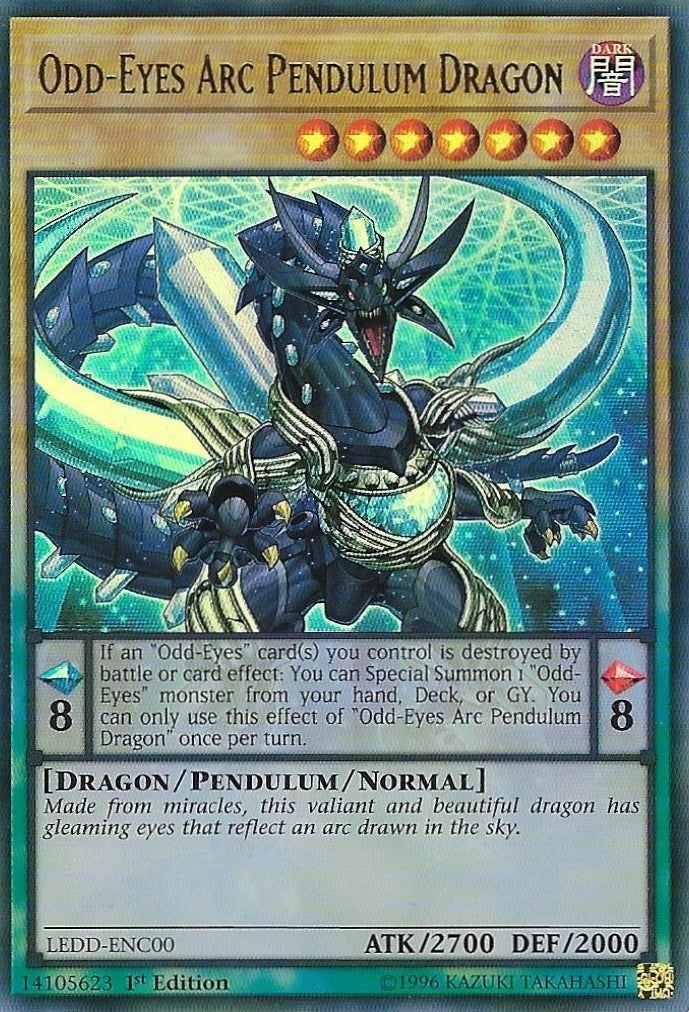 Odd-Eyes Arc Pendulum Dragon (0) (LEDD) - YuGiOh Single