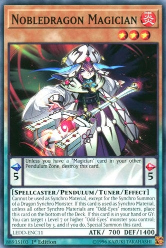 Nobledragon Magician (11) (LEDD) - YuGiOh Single
