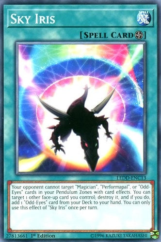 Sky Iris (13) (LEDD) - YuGiOh Single