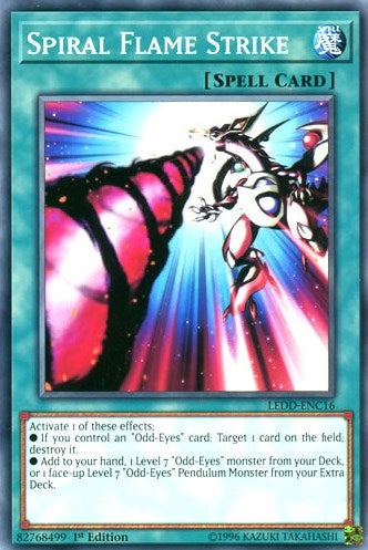 Spiral Flame Strike (16) (LEDD) - YuGiOh Single