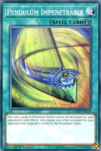 Pendulum Impenetrable (18) (LEDD) - YuGiOh Single