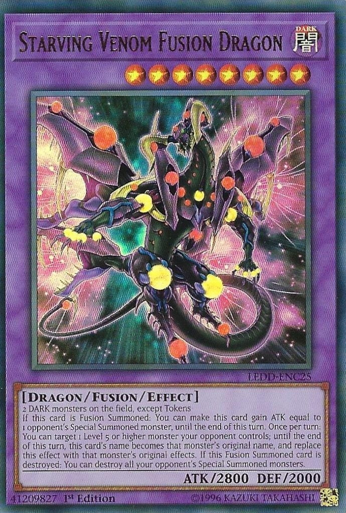 Starving Venom Fusion Dragon (25) (LEDD) - YuGiOh Single