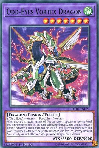 Odd-Eyes Vortex Dragon (27) (LEDD) - YuGiOh Single