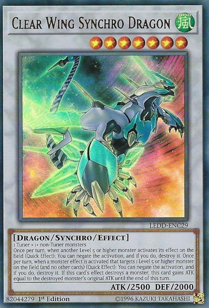 Clear Wing Synchro Dragon (29) (LEDD) - YuGiOh Single