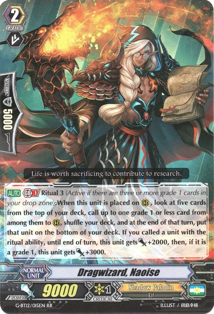 Dragwizard Naoise (12015) [G-BT12] - Cardfight Vanguard Single