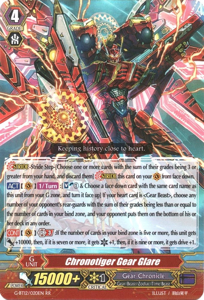 Chronotiger Gear Glare (12020) [G-BT12] - Cardfight Vanguard Single