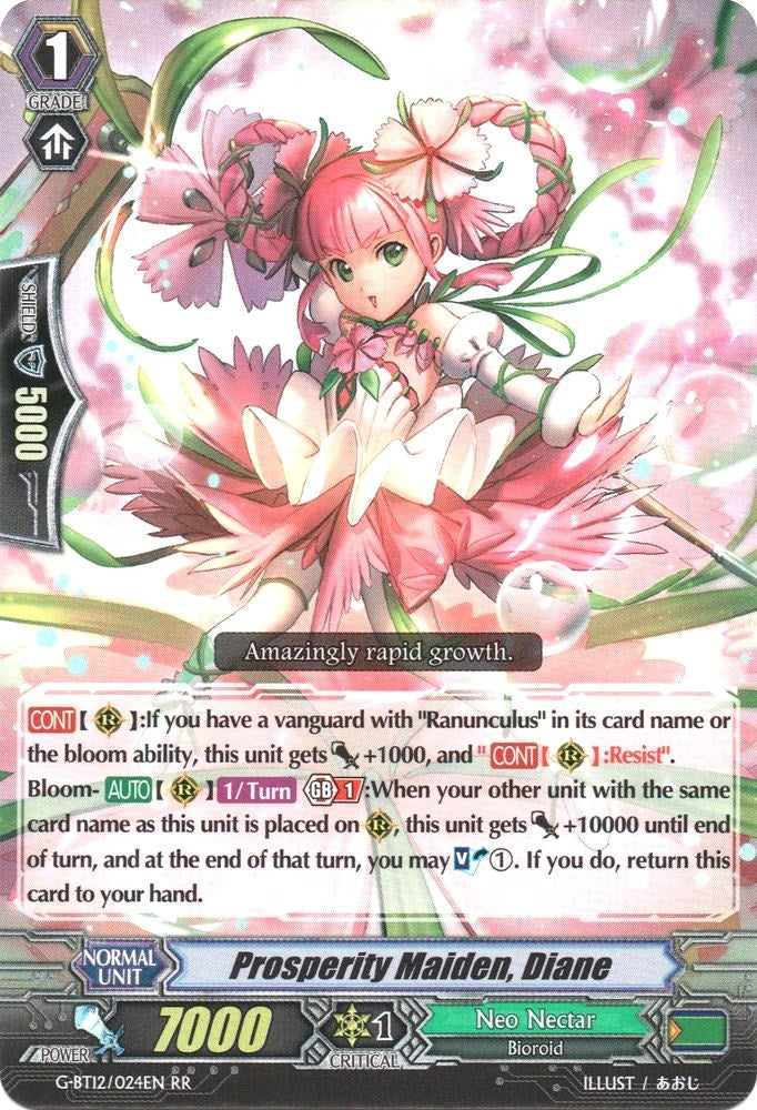 Prosperity Maiden Diane (12024) [G-BT12] - Cardfight Vanguard Single