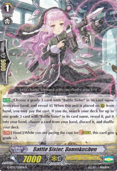 Battle Sister Baumkuchen (12029) [G-BT12] - Cardfight Vanguard Single