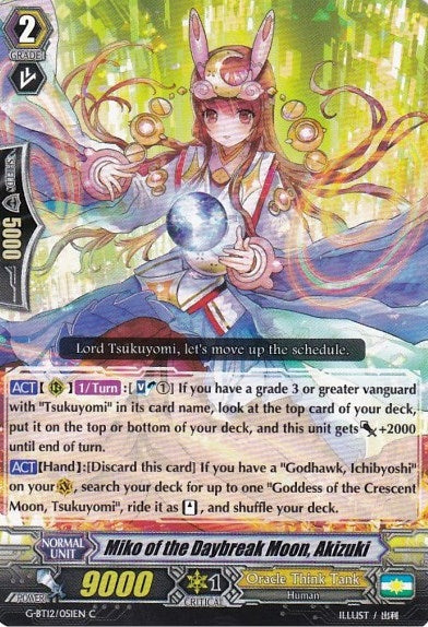 Miko of the Daybreak Moon Akizuki (12051) [G-BT12] - Cardfight Vanguard Single