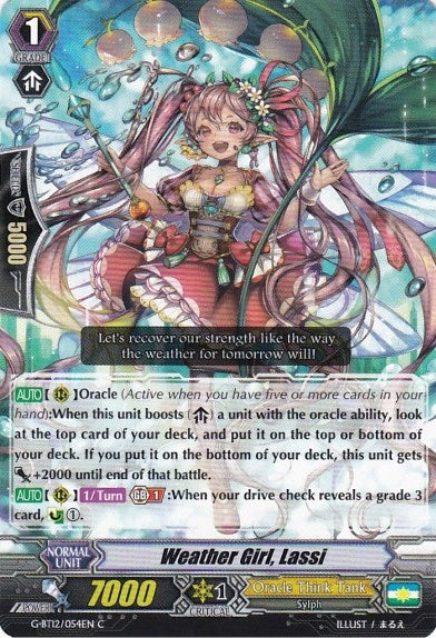 Weather Girl Lassi (12054) [G-BT12] - Cardfight Vanguard Single