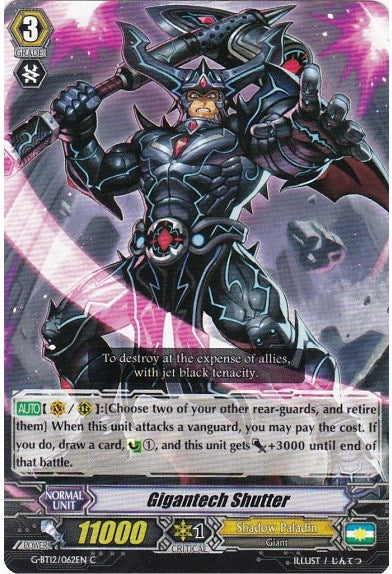 Gigantech Shutter (12062) [G-BT12] - Cardfight Vanguard Single