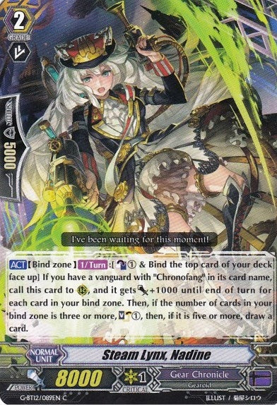 Steam Lynx Nadine (12089) [G-BT12] - Cardfight Vanguard Single