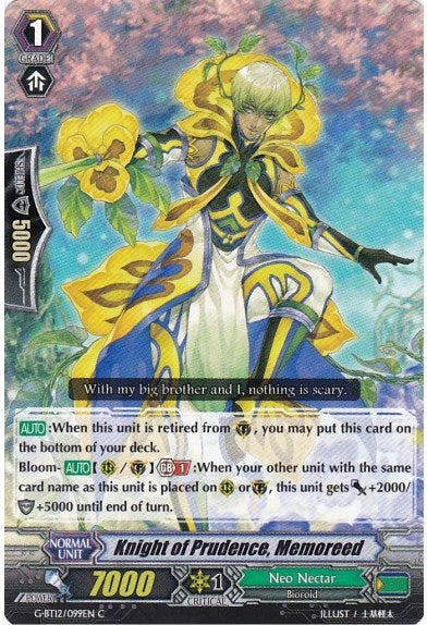 Knight of Prudence Memoreed (12099) [G-BT12] - Cardfight Vanguard Single