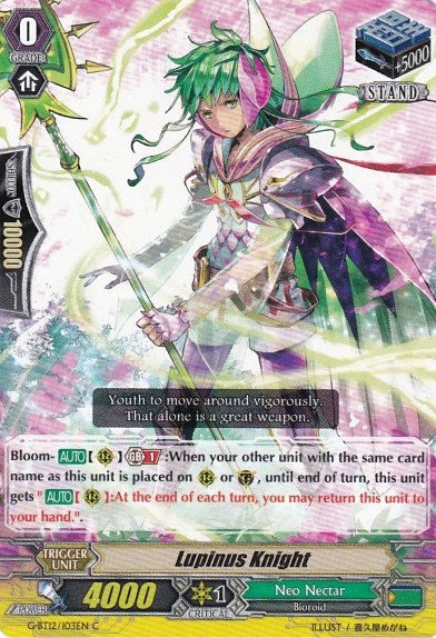 Lupinus Knight (12103) [G-BT12] - Cardfight Vanguard Single