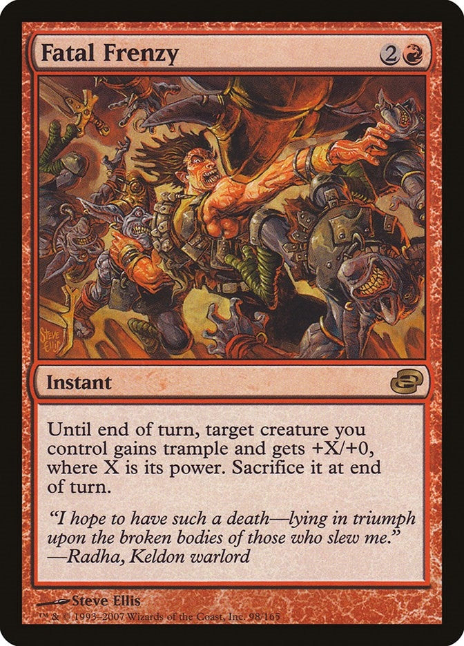 Fatal Frenzy (98) [PLC] - MTG Single