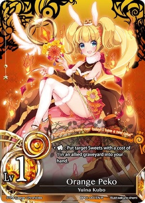 Orange Peko (Lv1) (1001) [BP01] - The Caster Chronicles Single