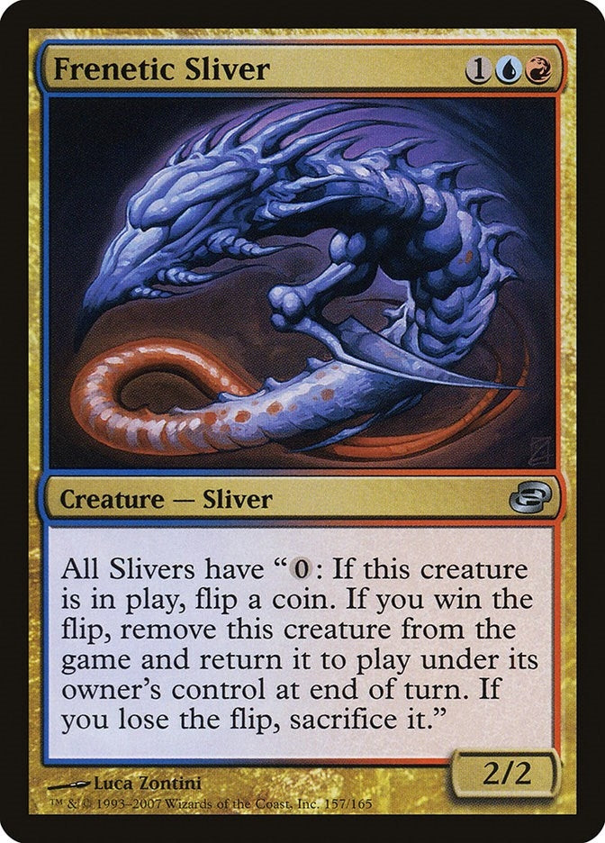 Frenetic Sliver (157) [PLC] - MTG Single