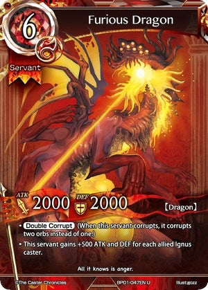 Furious Dragon (1047) [BP01] - The Caster Chronicles Single