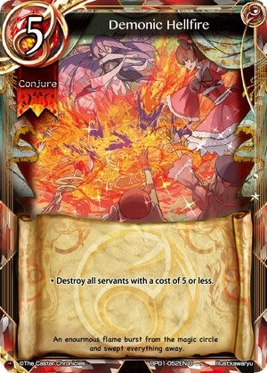 Demonic Hellfire (1052) [BP01] - The Caster Chronicles Single