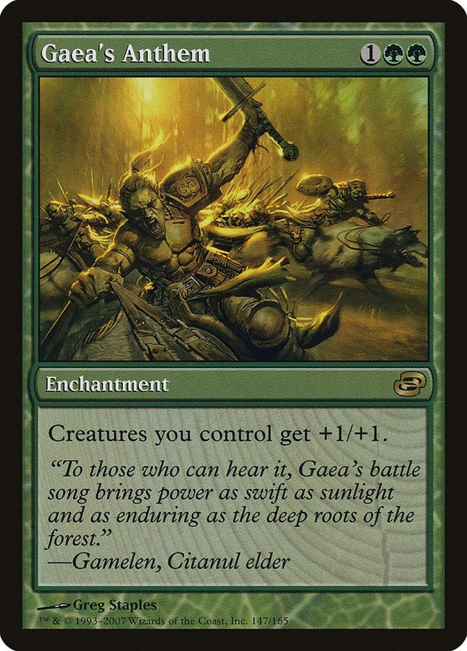 Gaea’s Anthem (147) [PLC] - MTG Single