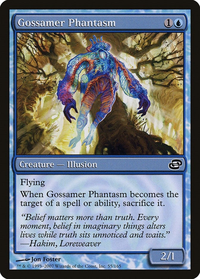 Gossamer Phantasm (55) [PLC] - MTG Single
