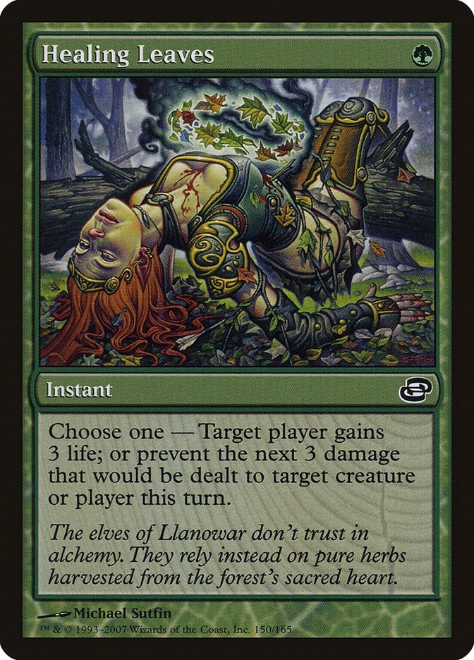 Healing Leaves (150) [PLC] - MTG Single
