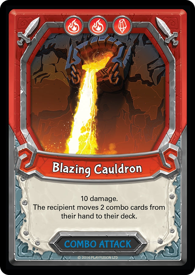 Blazing Cauldron (Claimed) [AWA] - Lightseekers TCG Single