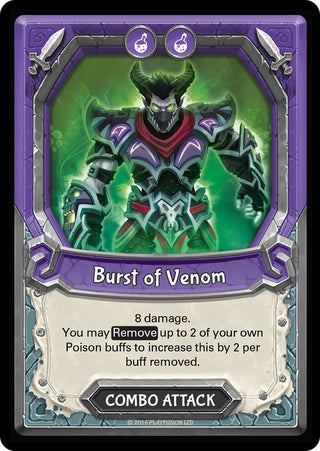 Burst of Venom (Claimed) [AWA] - Lightseekers TCG Single