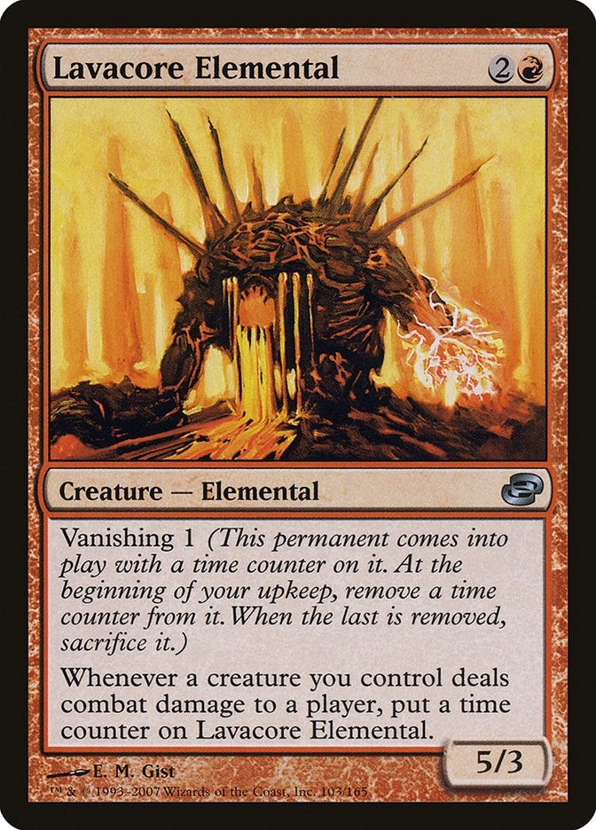 Lavacore Elemental (103) [PLC] - MTG Single