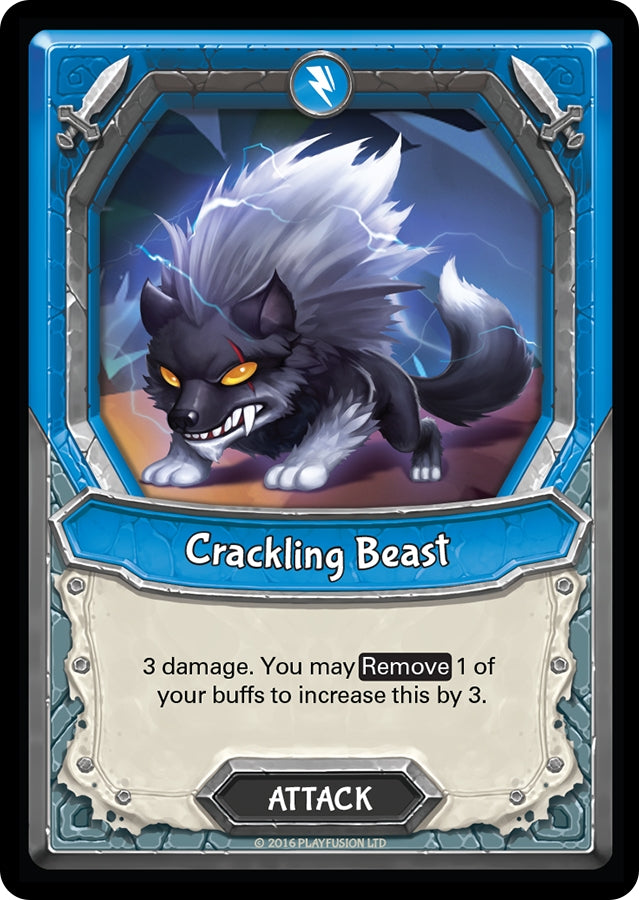 Crackling Beast (Claimed) [AWA] - Lightseekers TCG Single