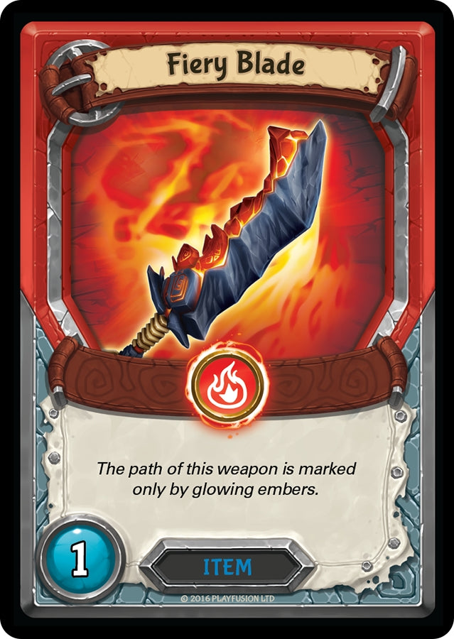 Fiery Blade (Claimed) [AWA] - Lightseekers TCG Single