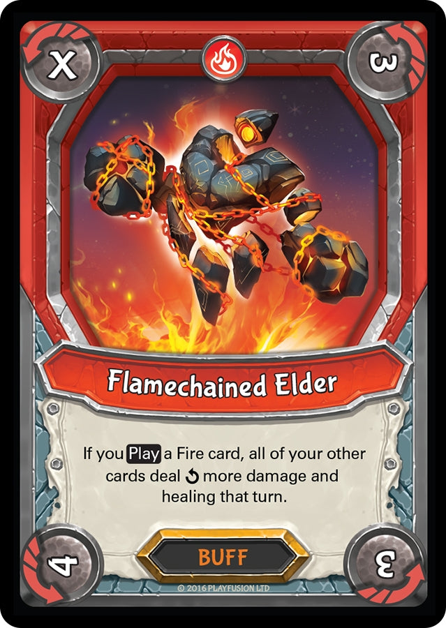 Flamechained Elder (Unclaimed) [AWA] - Lightseekers TCG Single