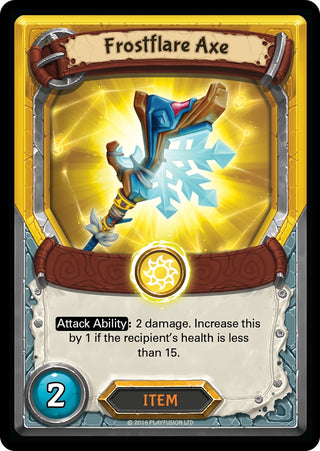 Frostflare Axe (Unclaimed) [AWA] - Lightseekers TCG Single