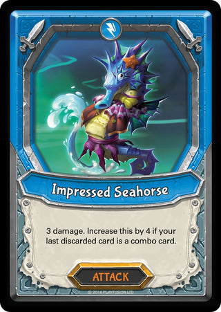 Impressed Seahorse (Unclaimed) [AWA] - Lightseekers TCG Single