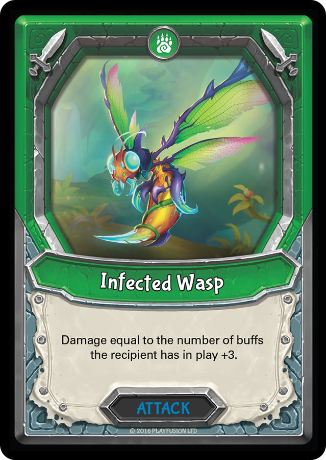 Infected Wasp (Unclaimed) [AWA] - Lightseekers TCG Single