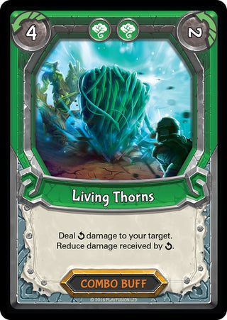 Living Thorns (Claimed) [AWA] - Lightseekers TCG Single