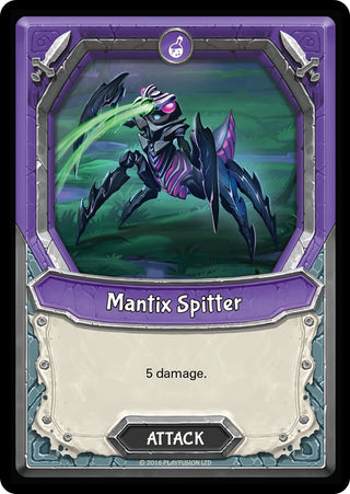 Mantix Spitter (Unclaimed) [AWA] - Lightseekers TCG Single