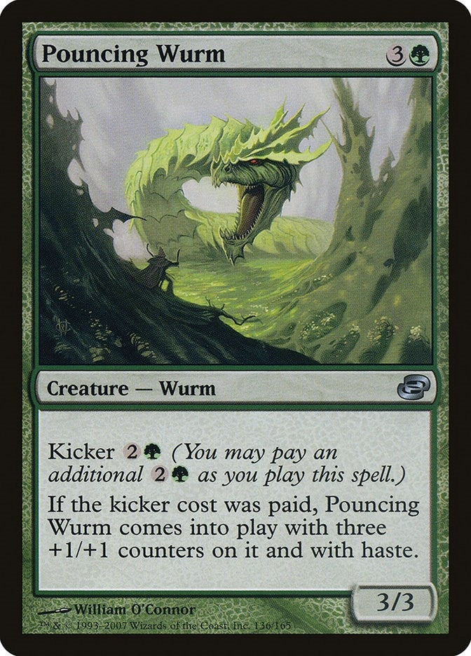 Pouncing Wurm (136) [PLC] - MTG Single