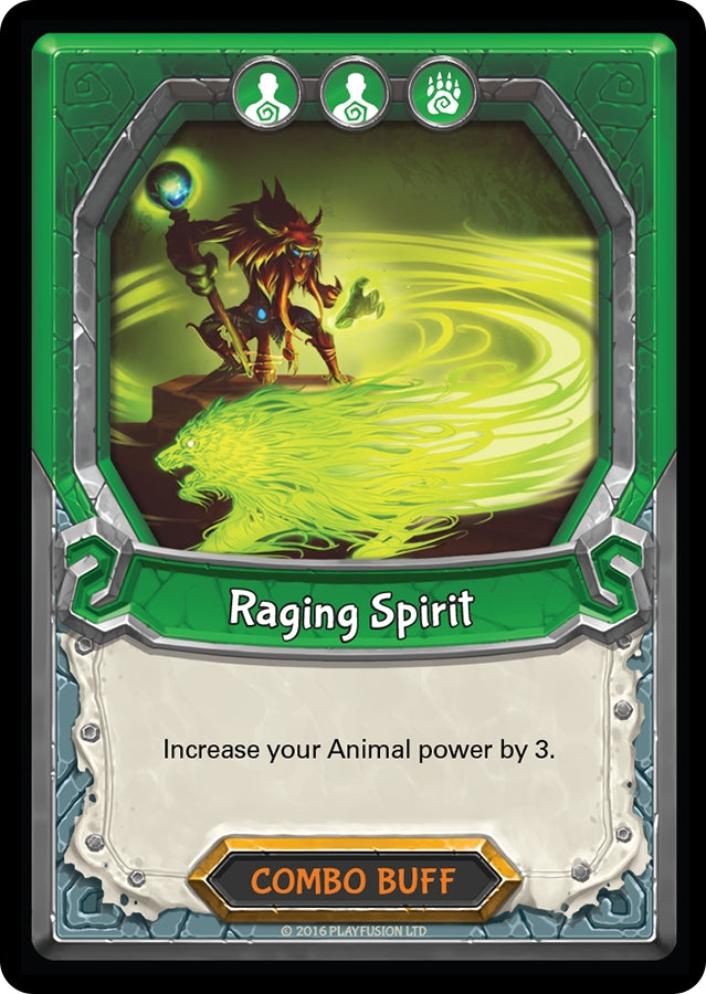 Raging Spirit (Unclaimed) [AWA] - Lightseekers TCG Single