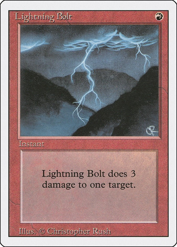 Lightning Bolt [3ED] - MTG Single