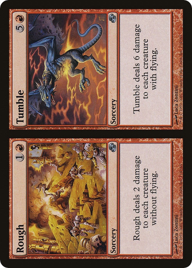 Rough // Tumble (114) [PLC] - MTG Single