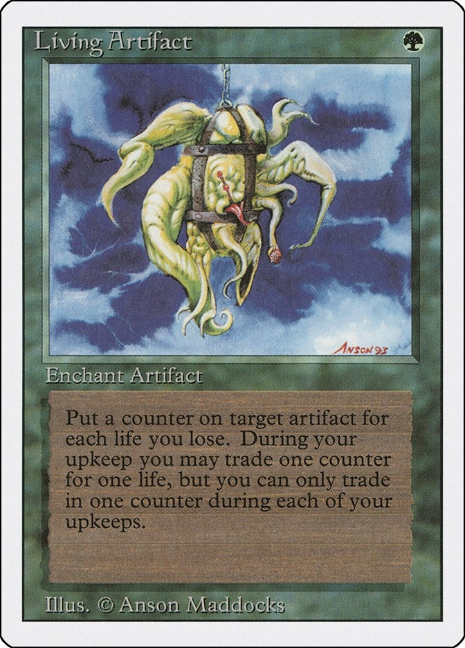 Living Artifact [3ED] - MTG Single